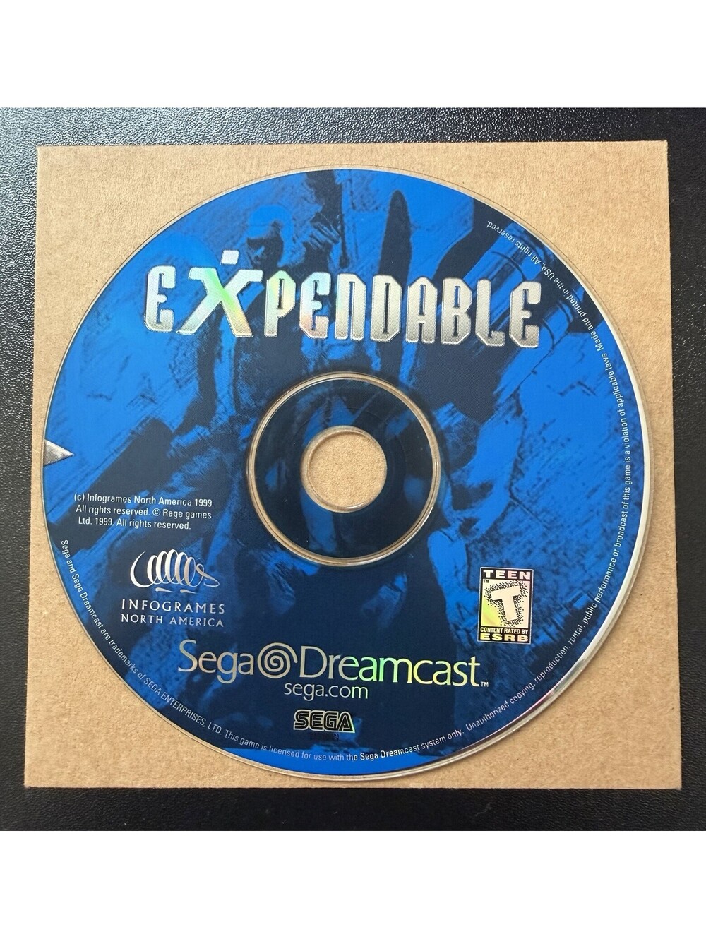 Expendable (Sega Dreamcast, 1999) Disc Only Tested and Working
